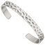 Armspange / offener Armreif 925 Sterling Silber mattiert