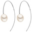 Ohrhaken 925 Sterling Silber 2 Süßwasser Perlen Ohrringe Perlenohrringe