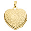 Medaillon Herz 375 Gold Gelbgold Herzanhänger