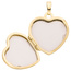 Medaillon Herz 375 Gold Gelbgold Herzanhänger
