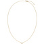 Collier Halskette 750 Gold Gelbgold 6 Diamanten Brillanten 45 cm