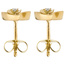 Ohrstecker Tropfen 585 Gold Gelbgold 4 Diamanten Brillanten