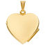 Medaillon Herz 333 Gold Gelbgold Herzanhänger