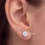 Ohrstecker Solitär 333 Gelbgold 2 Lab-Grown-Diamanten Brillanten 1,0 ct.