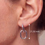 Creolen 925 Sterling Silber Silberohrringe