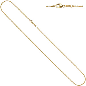 Erbskette 333 Gelbgold massiv 2,5 mm 42 cm Gold Kette Halskette Goldkette