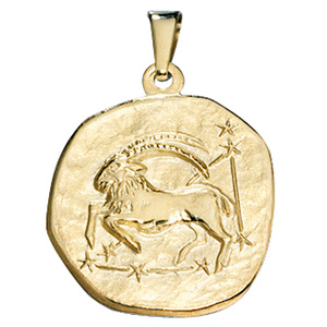 Anhänger Sternzeichen Steinbock 333 Gold Gelbgold Sternzeichenanhänger