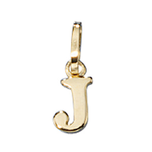 Anhänger Buchstabe J 333 Gold Gelbgold Buchstabenanhänger