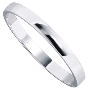 Armreif Armband oval 925 Sterling Silber Silberarmreif Kastenschloss