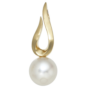 Anhänger 585 Gold Gelbgold 1 Süßwasser Perle Perlenanhänger