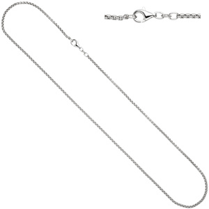 Venezianerkette 925 Silber 1,6 mm 36 cm Halskette Kette Silberkette Karabiner