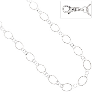 Halskette Kette 925 Sterling Silber 80 cm Silberkette Karabiner