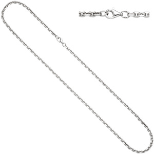 Ankerkette 925 Silber diamantiert 3,4 mm 50 cm Kette Halskette Silberkette