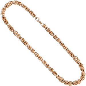 Halskette 925 Sterling Silber rotgold vergoldet 50 cm Kette