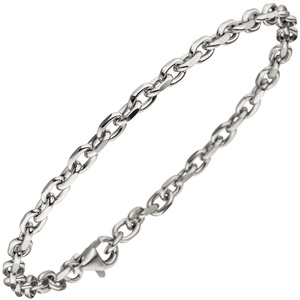Ankerarmband 925 Sterling Silber diamantiert 21 cm Armband Silberarmband