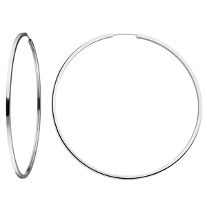 Creolen gro 925 Sterling Silber Ohrringe Durchmesser 73 mm