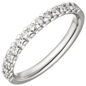 Damen Ring 585 Gold Weigold 14 Diamanten Brillanten 0,56 ct. Diamantring