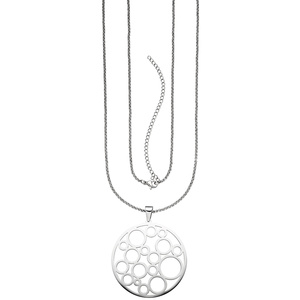 Collier Kettte mit Anhänger Edelstahl 80 cm