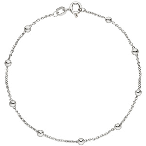 Armband mit kleinen Kugeln 925 Sterling Silber 18,5 cm