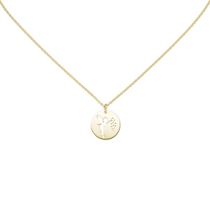 Collier Fee 925 Sterling Silber gold vergoldet 48 cm Silberkette Karabiner