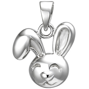 Kinder Anhänger Hase 925 Sterling Silber Silberanhänger