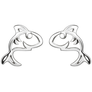 Kinder Ohrstecker Hai 925 Sterling Silber Ohrringe Kinderohrringe
