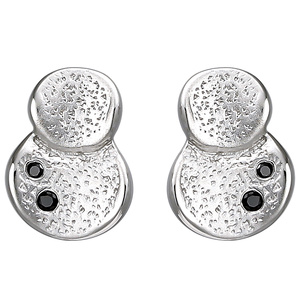 Ohrstecker 925 Sterling Silber 4 Zirkonia Ohrringe Silberohrringe