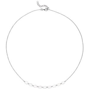 Collier Halskette 925 Sterling Silber 45 cm Kette Silberkette