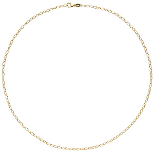 Ankerkette weit 375 Gold Gelbgold 2,3 mm 45 cm Kette