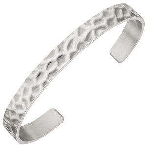 Armspange / offener Armreif 925 Sterling Silber mattiert