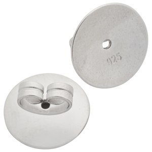 Tellerpousetten 925 Sterling Silber Ohrringe Silberohrringe