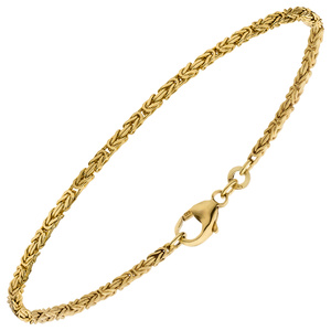 Königsarmband 333 Gold Gelbgold 18,5 cm