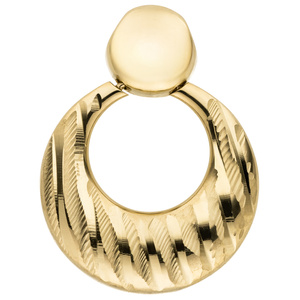 Anhänger 333 Gold Gelbgold mattiert diamantiert Goldanhänger