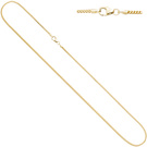 Bingokette 585 Gelbgold 1,2 mm 38 cm Gold Kette Halskette Goldkette Karabiner