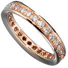 Memory-Ring 585/-R 0,75ct.    