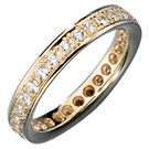 Memory-Ring 585/-G 0,75ct.    
