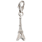 Einhnger Charm Eiffelturm 925 Sterling Silber rhodiniert