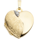 Medaillon 333/-G Herz         