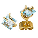 Ohrstecker 375/-G Topas       