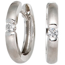 Creolen 585/-W 0,10ct.        