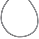 Leder Halskette Kette Schnur grau 100 cm
