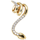 Anhnger Schlange 585 Gold Gelbgold 14 Diamanten Brillanten Schlangenanhnger