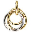 Anhänger 585/-GW 0,02ct.      