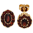 Ohrstecker 375/-G Granat      