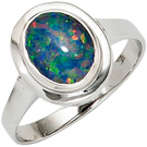 Damenring 585/-W Opal         