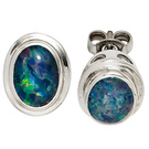 Ohrstecker 585/-W Opal        