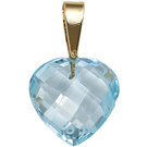 Anhänger 585/-G Blautopas     