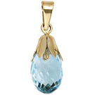 Anhänger 333/-G Blautopas     