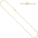 Singapurkette 585 Gelbgold 1,8 mm 42 cm Gold Kette Halskette Goldkette Federring