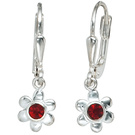 Boutons 925/-S rote Blume     